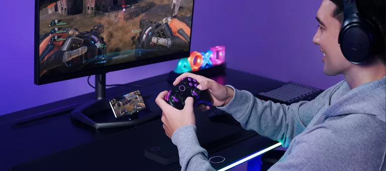 Ergonomic Multi-host Wireless Gaming Controller