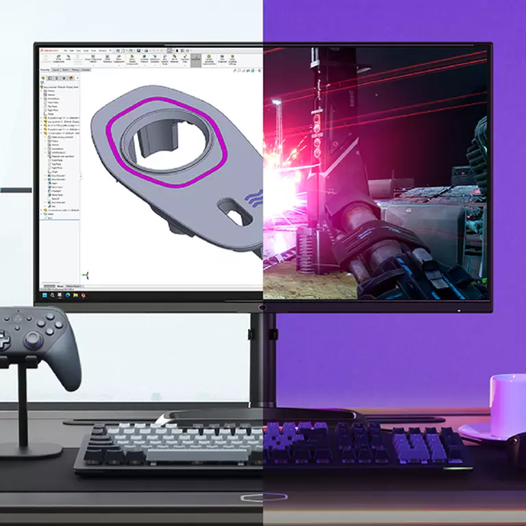 Ein echter Monitor f&uuml;r Arbeit und Spiel