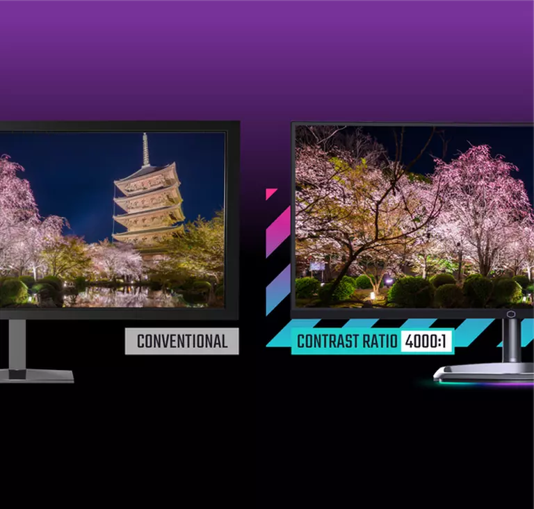 ENHANCED CONTRAST FOR DEEPER BLACKS
