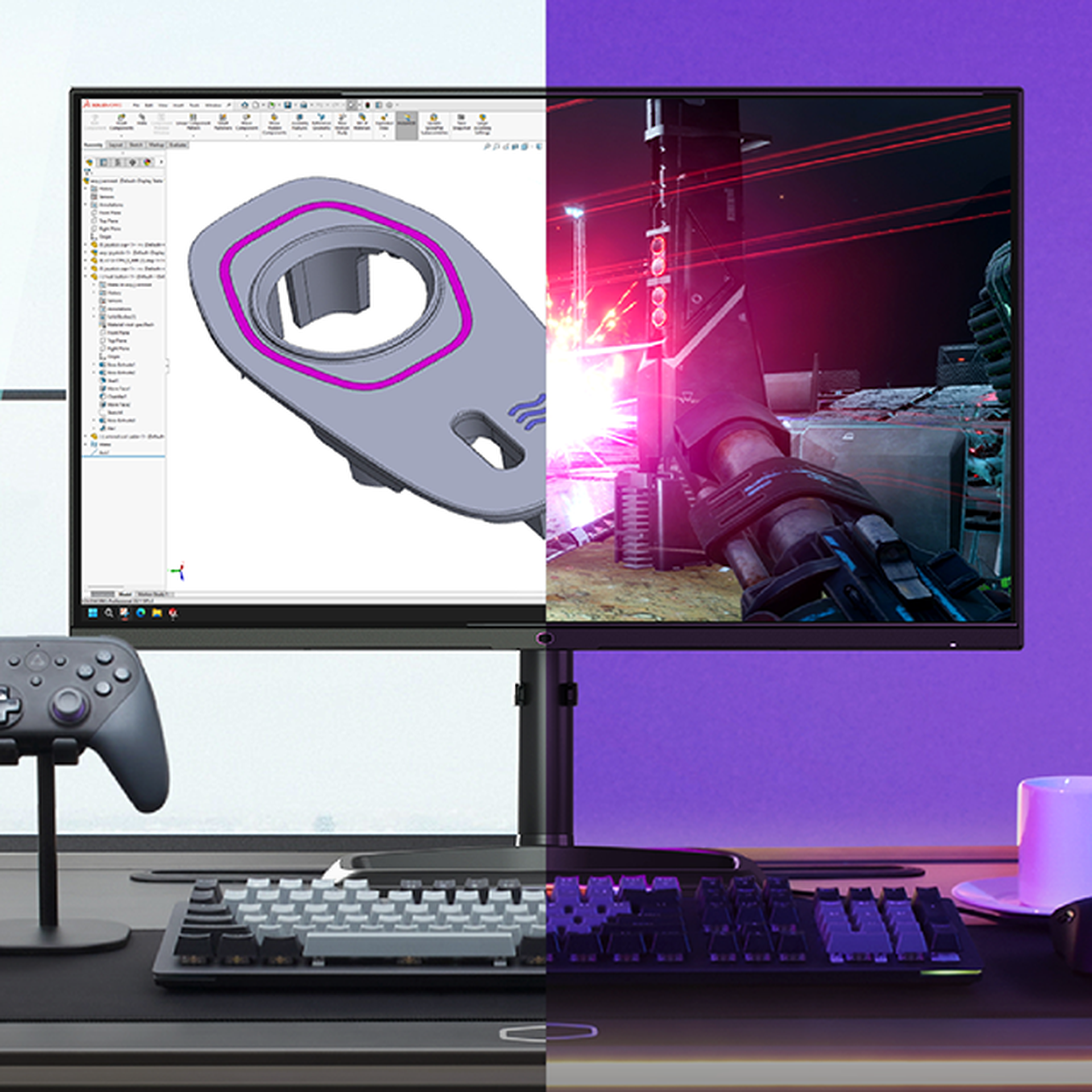 A True Work and Play Monitor