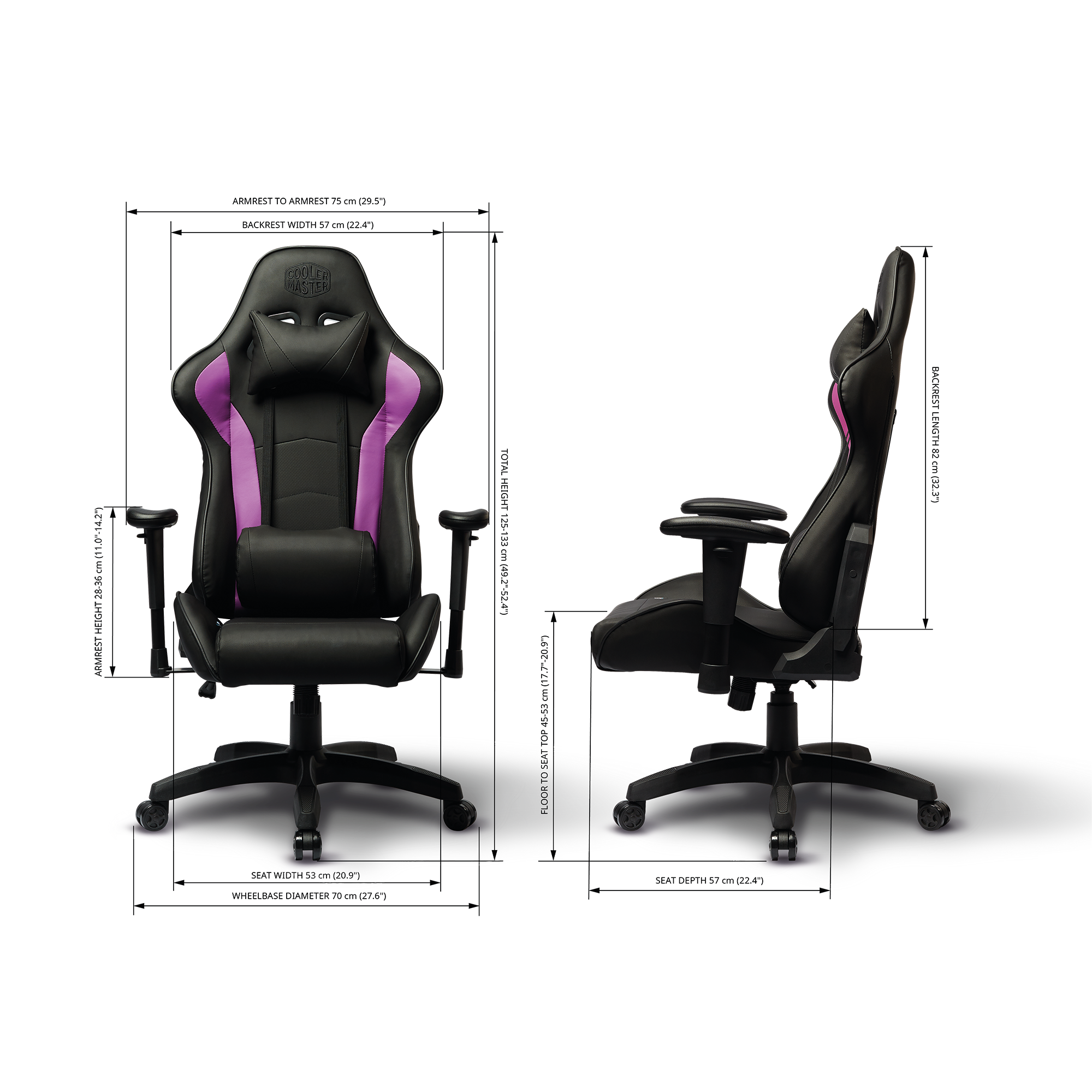 Caliber R1 Gaming Chair image number 38