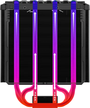 Hybrid heatpipe architecture diagram